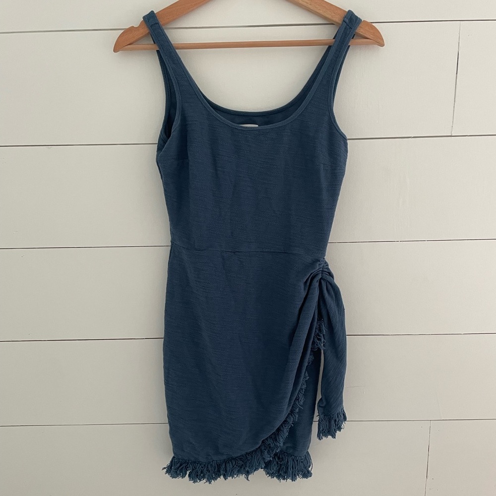 Saylor Anny Fringe Trim Mini Dress